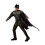 Batman (Standard, Black) Batman Mens Deluxe Costume 1