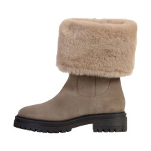 Bottines femme - GEOX - Iridea M - Cuir - Talon plat - Zip latéral