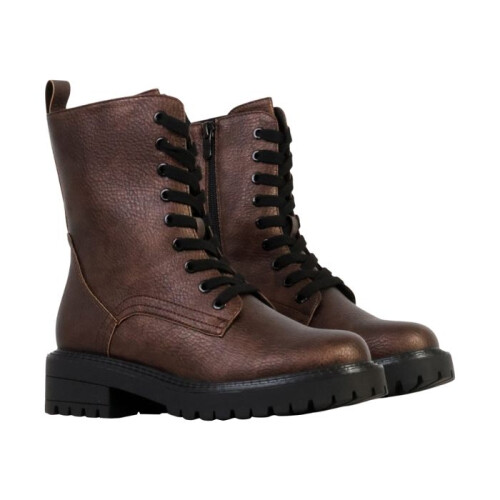 Bottines à Zip Super Mode - Bronze 2
