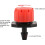 100Pcs Drip Irrigation Drippers, Garden Emitter Sprinkler Nozzles, 360 Adjustable Automatic Drip 1