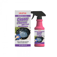 Jakehoe BBQ Grill Cleaner Heavy Duty Grease Remover for Grill Grates and Griddles Dissolve Burnt-On Food and Oil Stain
