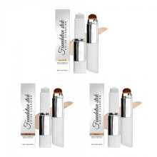 2-in-1 Color-Changing Foundation Stick, Matte Sheer Foundation, Lightweight Natural Fit for Oily and Dry Skin