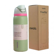 OWALA 304 Stainless Steel Cup 24oz 32oz Fruit Cup Car Travel Portable Water Bottle Leakproof Long-Lasting Thermal