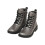 Geox Bottes à Lacets Geox Casey - Graphite-Noir 3