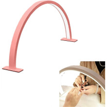Half Moon Light for Nail Desk, 15.35 Inch Makeup Desk Lamp for Nail Tech, Usb Led Lights for Beauty