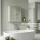 Homcom HOMCOM Bathroom Cabinet with Adjustable Shelf, Light Green 6