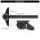 T Ruler Angles Finder Aluminum Marking Line Ruler Multifunctional Protractor for Construction Layout and Measuring Tool  black 2