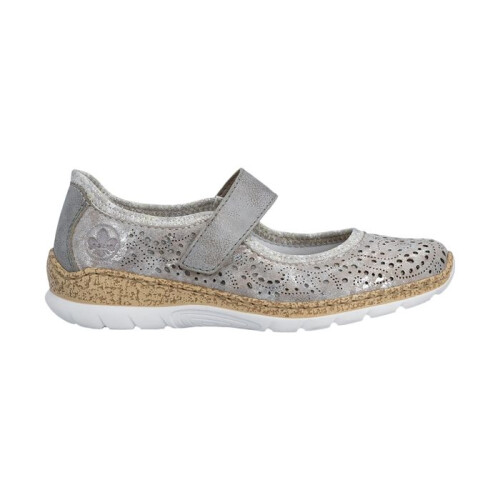 Rieker Ballerine à Scratches Rieker - Metallic 1