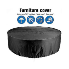 (130x71cm) Furniture Cover,round Terrace Furniture Cover, Waterproof Outdoor Table And Chair Cover, Outdoor Furniture Cover