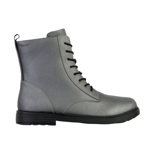 Geox Bottine à Lacets Geox Junior Eclair Synt.Lea - Gun 1