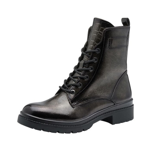 Bottine Cuir Tamaris - Antracite Pat 2