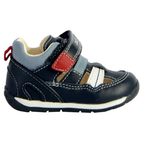 Geox Sandales Geox Bébé Garçons B Each B. A - Nappa+Geobuck - Navy/White 1