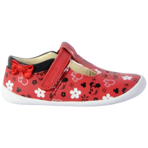 Clarks Ballerine Cuir Clarks Roamer Bow - Rouge 1