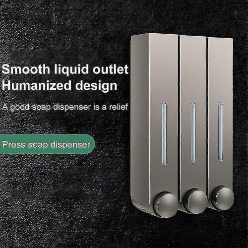 High-quality Single/double/triple Liquid Soap Container Wall Mounted 420ml Soap 2025 2