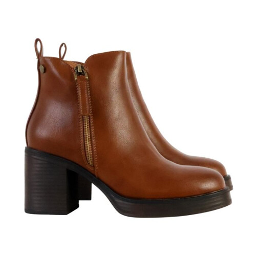 Bottines à Zip The Divine Factory - Camel 1
