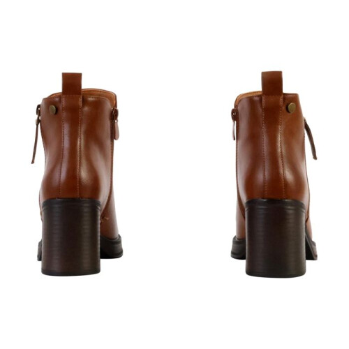 Bottines à Zip The Divine Factory - Camel 2