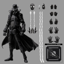 (black) Sentinel Shadow Spider-Man Action Figure Poseable Model 6-Inch Detailed Articulation Collection Display