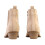 Bottines - SUPER MODE - LBS - Zip - Talon bloc large - Beige 4