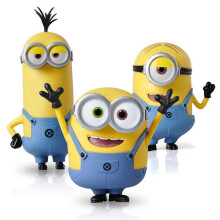 (Classic Little Kevin (GJ57K)) Minion Bobblehead Figure Official Despicable Me Collectible Beijing Universal Studio Souvenir Toy Gift Set