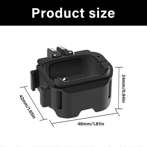 Quick Release Expansion Adapter Lightweight Fixed Frame Bracket Cold Shoe Mouting for Pocket 3 Action Camera Accessories Multicolor 2