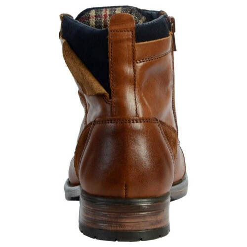 Bottines - REDSKINS - Yani - Cuir - Cognac - Confortable - Lacets 2