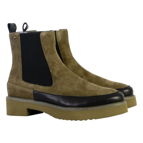 Bottine Cuir Emilie Karston Olivia - Kaki 2