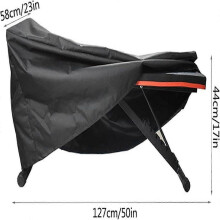 Exercise Bench Cover, Oxford Polyester Folding Weight Bench Cover, Dust-Proof Gym Bench Cover, Strength Training Adjustable Benches Cover for Gym Work