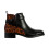 Bottines à Zip The Divine Factory - Noir/Léopard 2