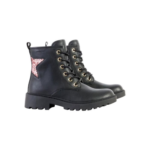 Geox Bottines - Geox - Casey - Noir - Synthétique - Zip 2