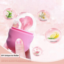 Ice Roller Face, Ice Roller Face Silicone Reusable Contour Beauty Cube for Facial Massage, Massager Wrinkle