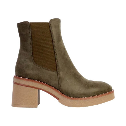 Bottines à Zip The Divine Factory - Kaki 1