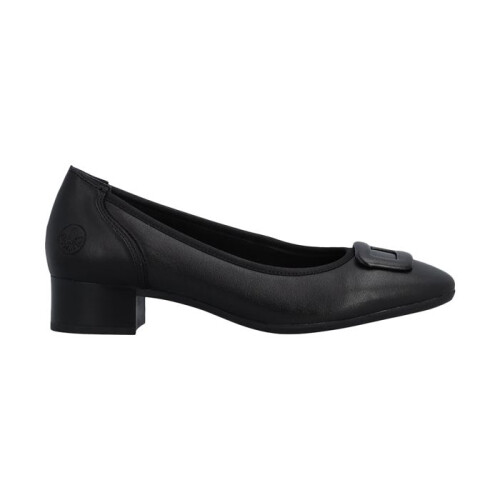 Rieker Ballerine à Talon Cuir Rieker - Noir 1
