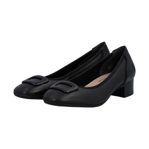 Rieker Ballerine à Talon Cuir Rieker - Noir 2
