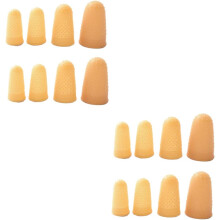 75pcs Static Rubber Finger Cover Non-skid Count Money Fingertip Protective Covers
