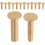7 Pairs Mother and Rivets DIY Handle Fasteners 2cm Copper Locking Design Easy Assembly Replacement Rivets 1