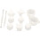 DIY Dice Silicone Mold 11pcs Resin Casting Set for Crafts, Creative Epoxy Dice Making Mold 1