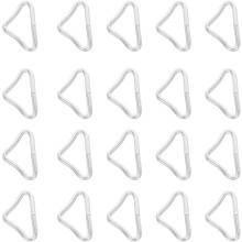 60pcs Professional Wear-Resistant Trampoline Buckles Triangle Rings Compact Trampoline Parts