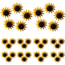 60pcs Sunflower Push Pins Flower Thumb Tacks Decorative Cork Board Sunflower Tacks