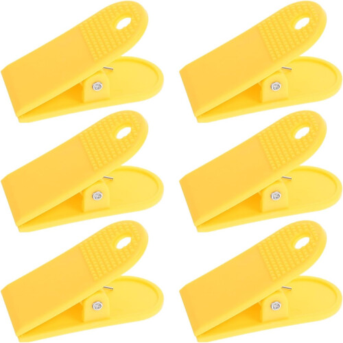 6pcs Treadmill Emergency Stop Key Cord Clips Plastic Spring Clamp Replacement Safety Switch Accessories