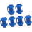 6pcs Trampoline Rod Caps Replacement Set, Sturdy Plastic Pole Covers for Small Trampoline Accessories 1