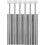 6pcs Soft Close Damper Replacement for Garbage Can Lid Nickel-Plated Iron Hydraulic Piston 1