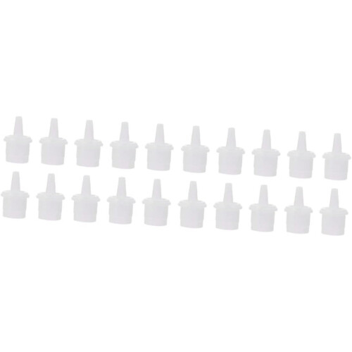 60pcs Eyelash Grafting Bottle Plugs Glue Bottle Tips Eyelash Caps
