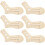 6pcs Adjustable Wooden Sock Stretchers Set with Snowflake Design Sock Knitting Forms 1