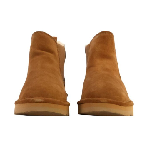 Bottines Cuir Natural World - Camel 2