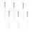 6pcs Silicone Lip Brush Dustproof Makeup Lipstick Applicator for Lip Makeup and Eyeshadow Application 1
