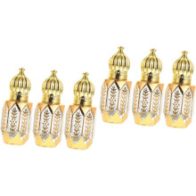 6pcs Refillable Essential Oil Dropper Bottles Empty Perfume Dispenser Glass Containers