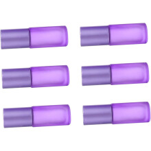6pcs Multipurpose Glass Sub Bottles Frosted Rollerball Bottles Essential Oil Container Travel Roller