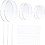 11pcs Cake Scrapers Cake Decorating Tools Round Acrylic Easy to Clean Baking Tool for Baking Lovers 1