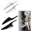 1 Pair Chrome Front Fork Wind Deflector for -Electra Glide 1995-2019 Mount Motorcycle Windshield Fork Covers 4