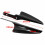 1 Pair Chrome Front Fork Wind Deflector for -Electra Glide 1995-2019 Mount Motorcycle Windshield Fork Covers 6